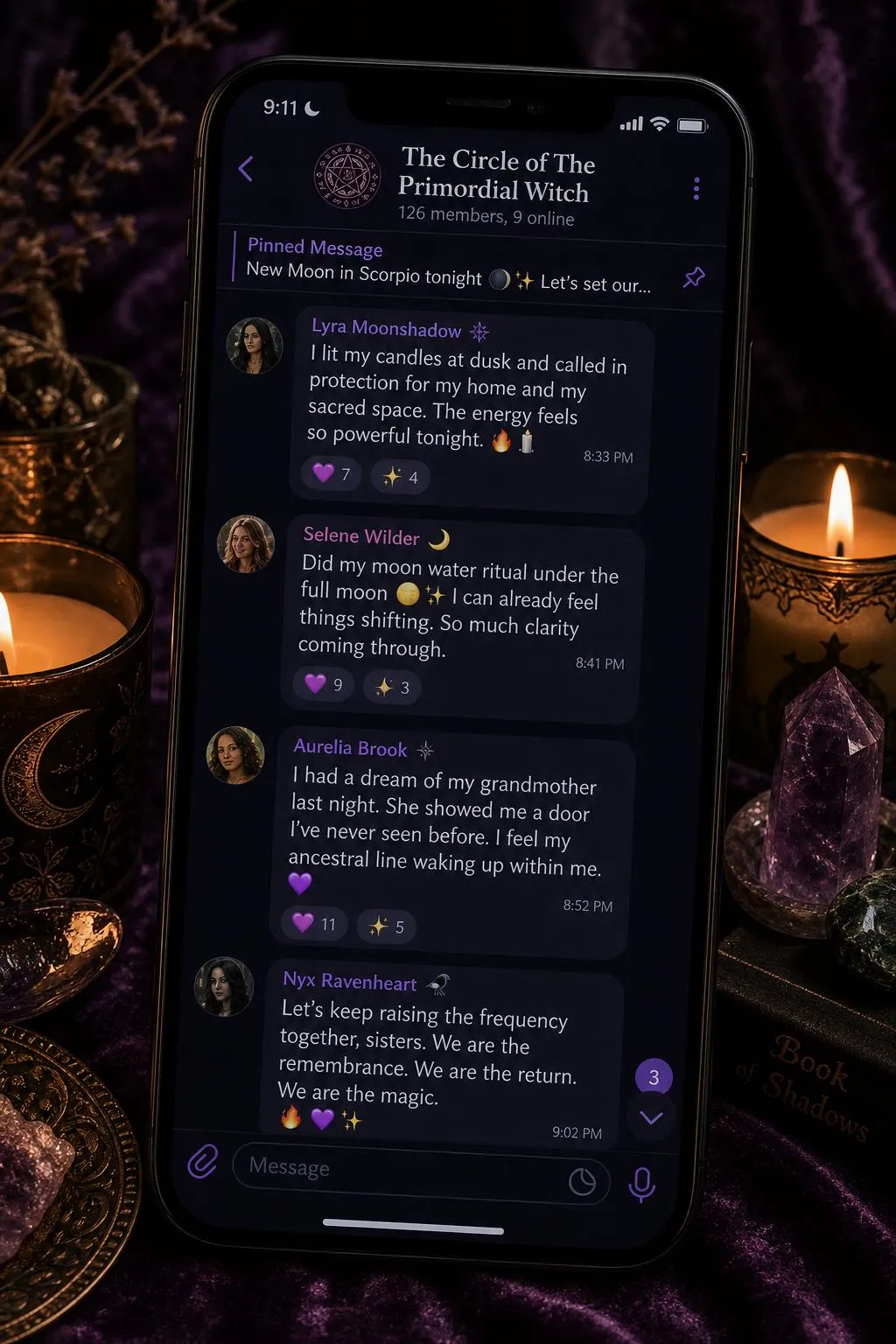 The Circle of The Primordial Witch — private Telegram community